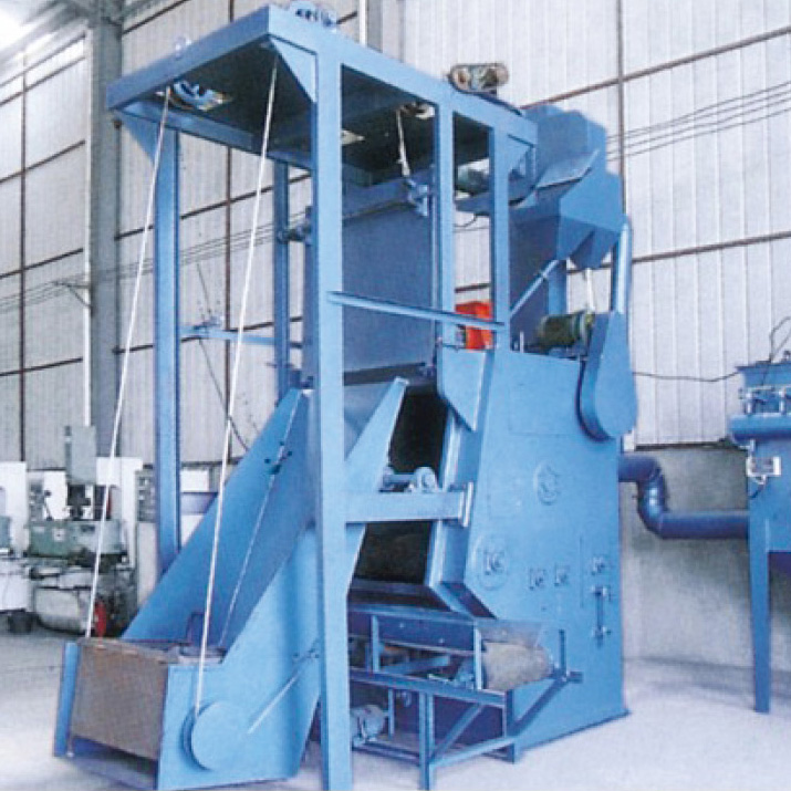 Q32系列自動(dòng)上下料(卷?yè)P(yáng)上料、輸送下料、環(huán)保)履帶拋丸清理機(jī)